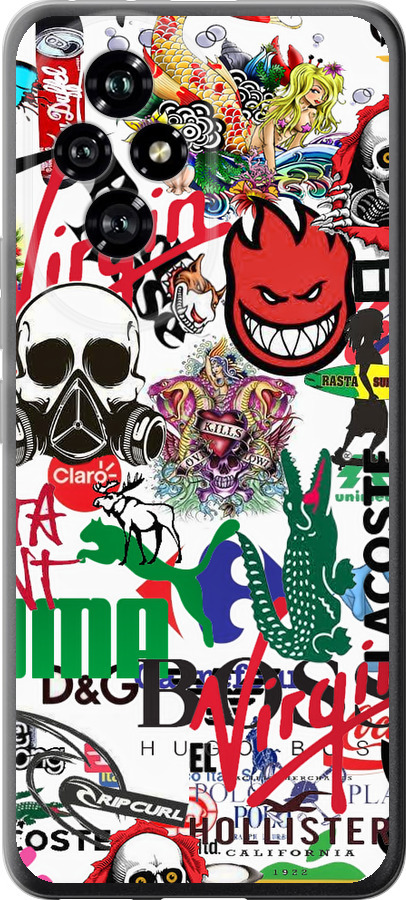 Many different logos