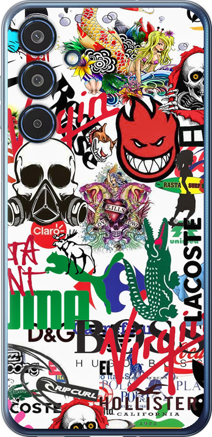 Many different logos