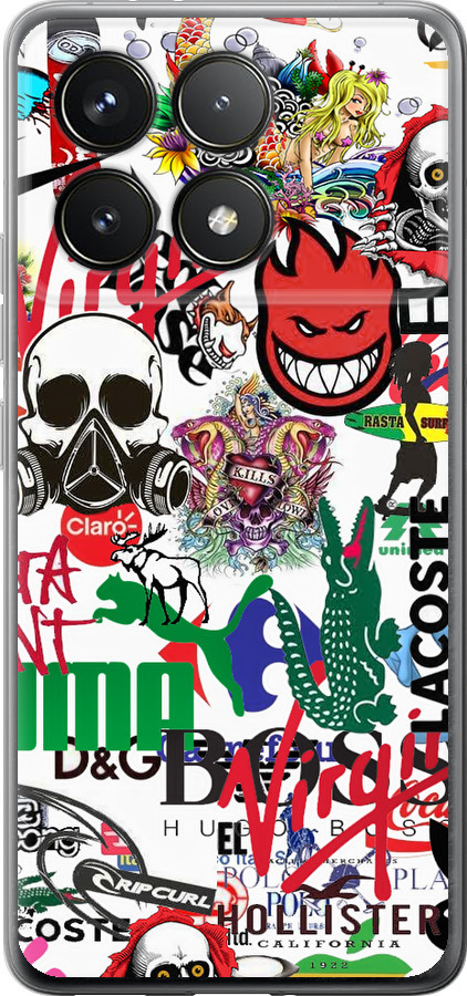 Many different logos