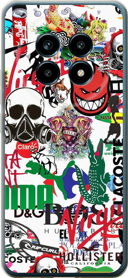 Many different logos