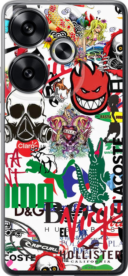 Many different logos
