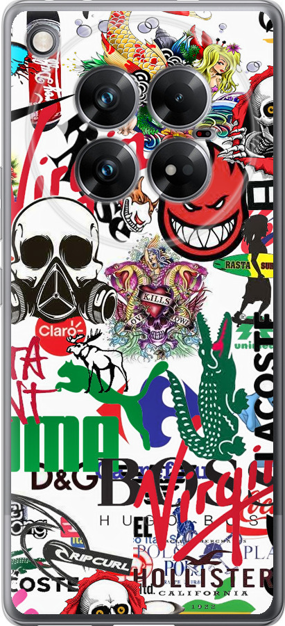 Many different logos