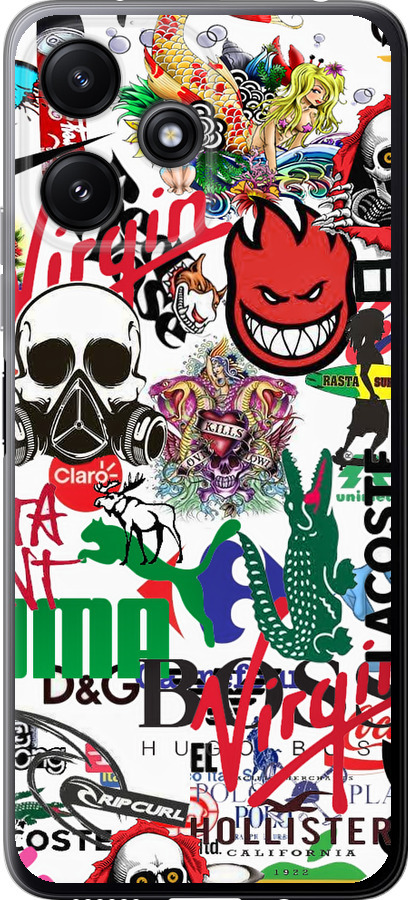 Many different logos