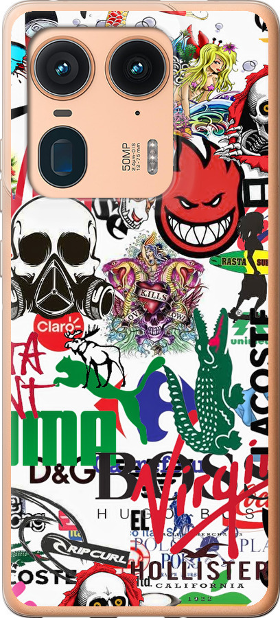 Many different logos