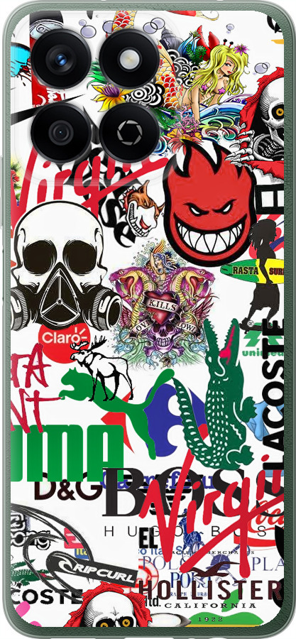Many different logos