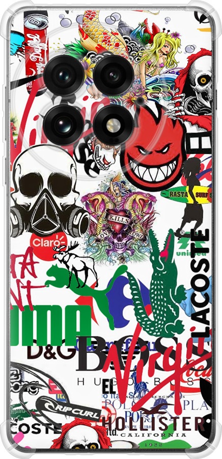 Many different logos