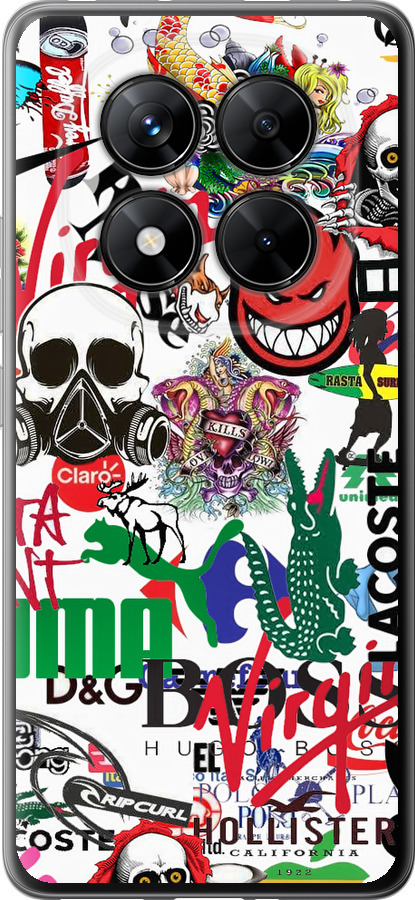 Many different logos