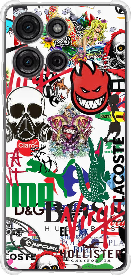 Many different logos