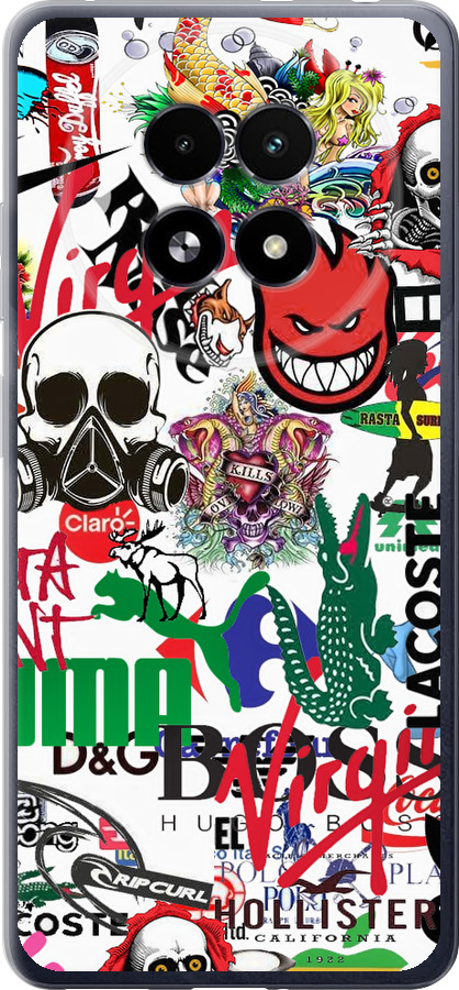 Many different logos