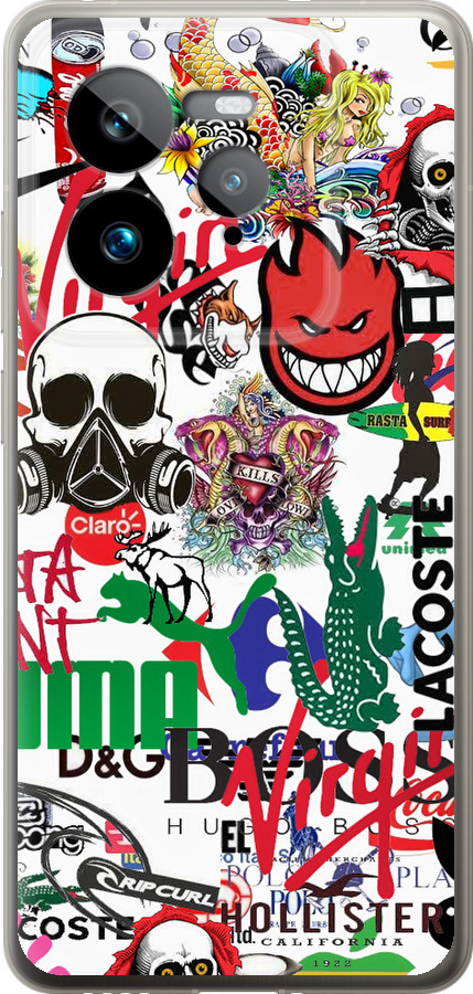 Many different logos