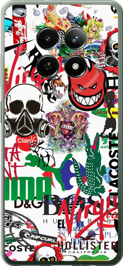 Many different logos