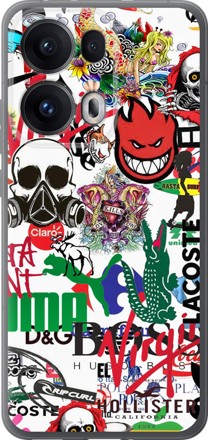 Many different logos