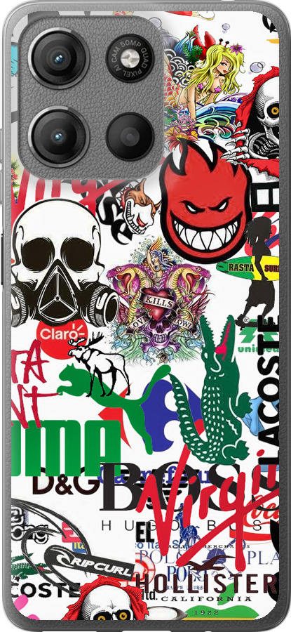 Many different logos