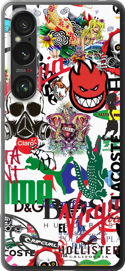 Many different logos