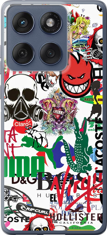 Many different logos