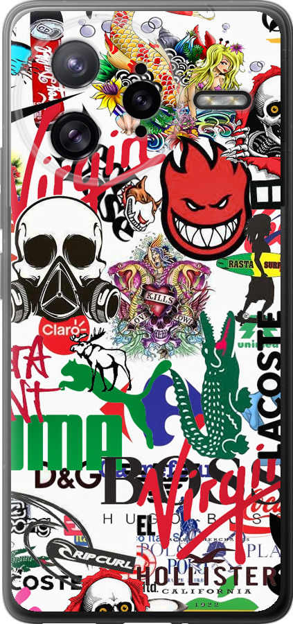 Many different logos