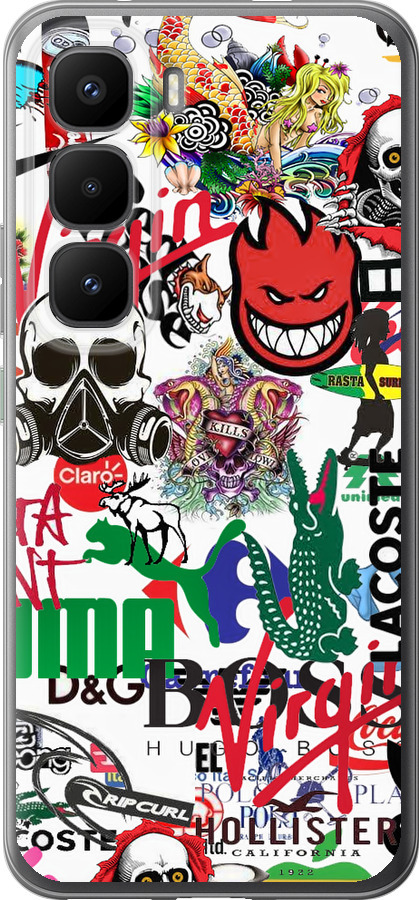 Many different logos