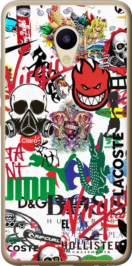 Many different logos