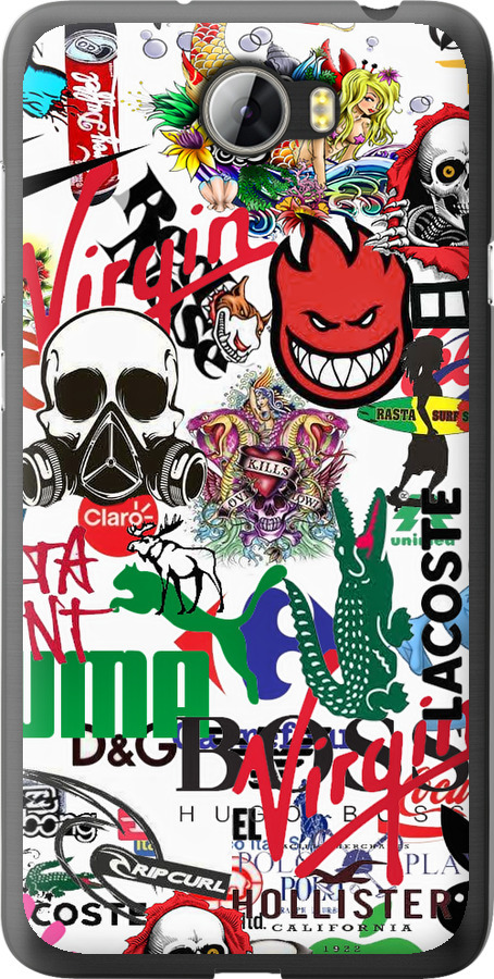 Many different logos