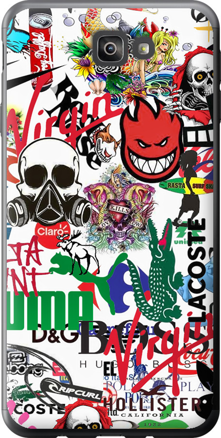 Many different logos