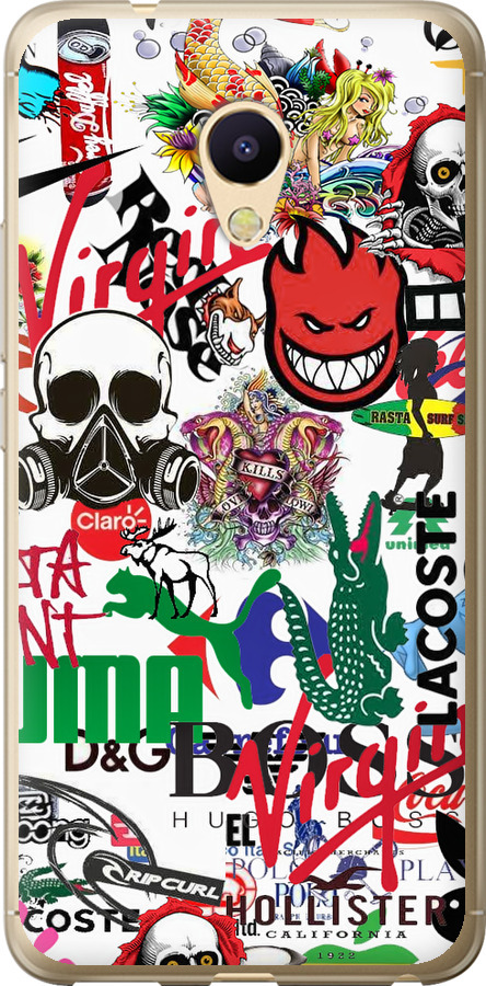 Many different logos