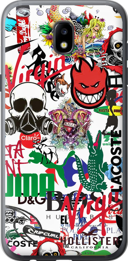 Many different logos