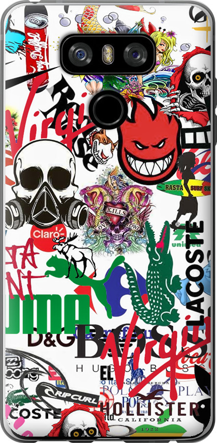 Many different logos