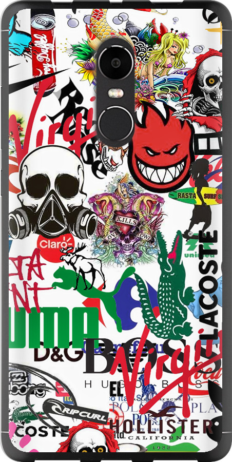 Many different logos
