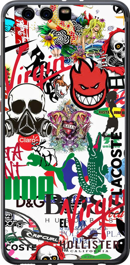 Many different logos