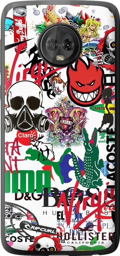 Many different logos
