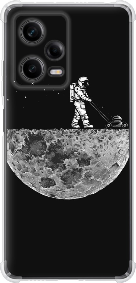 Moon in dark