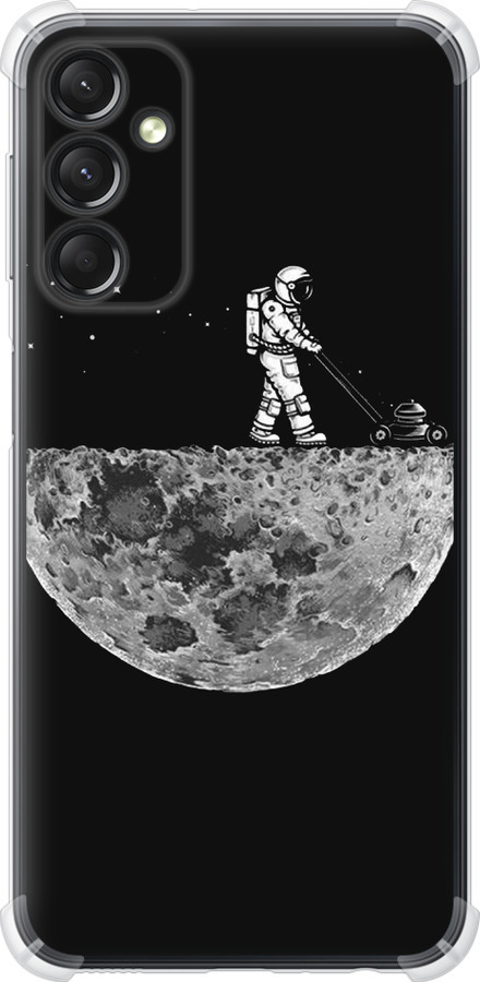 Moon in dark