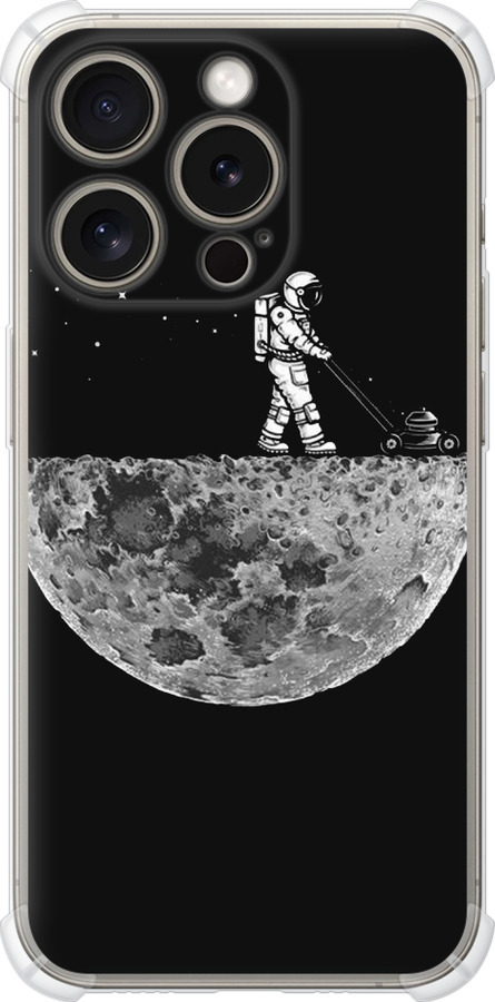 Moon in dark