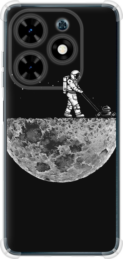 Moon in dark