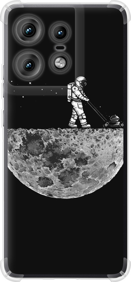 Moon in dark