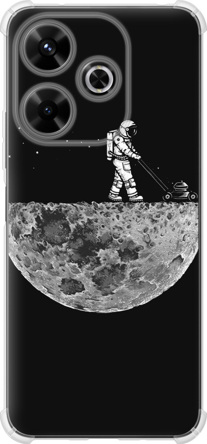 Moon in dark