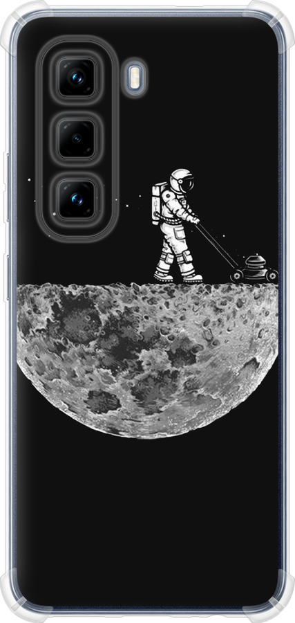 Moon in dark