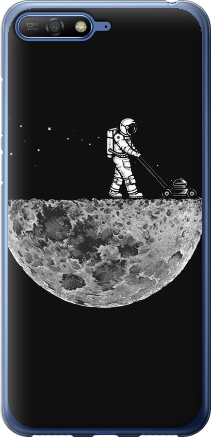 Moon in dark