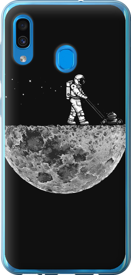 Moon in dark