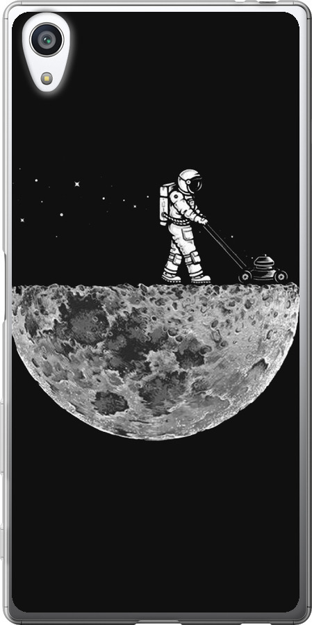 Moon in dark