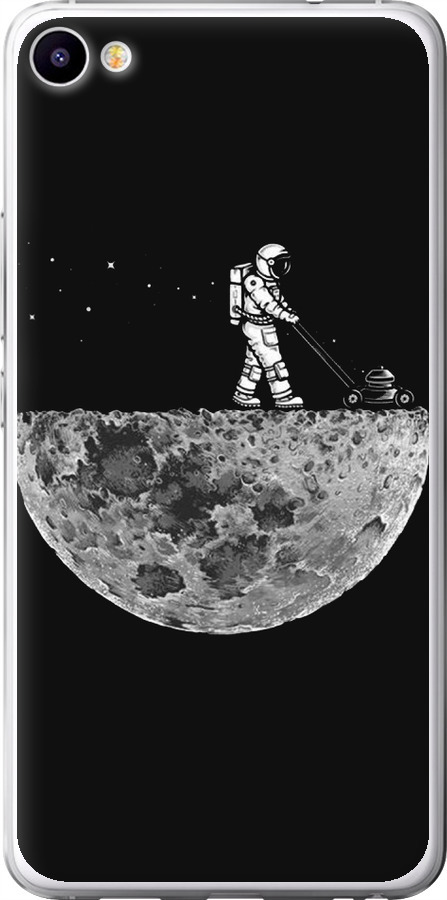 Moon in dark