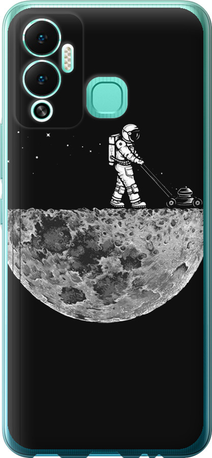Moon in dark