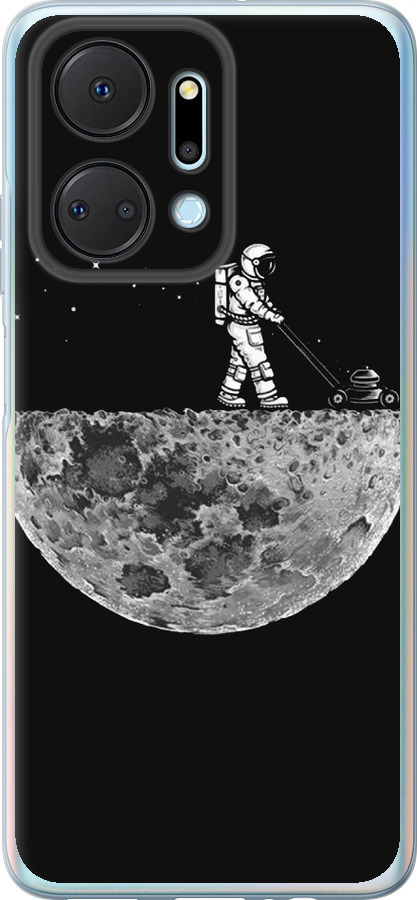 Moon in dark