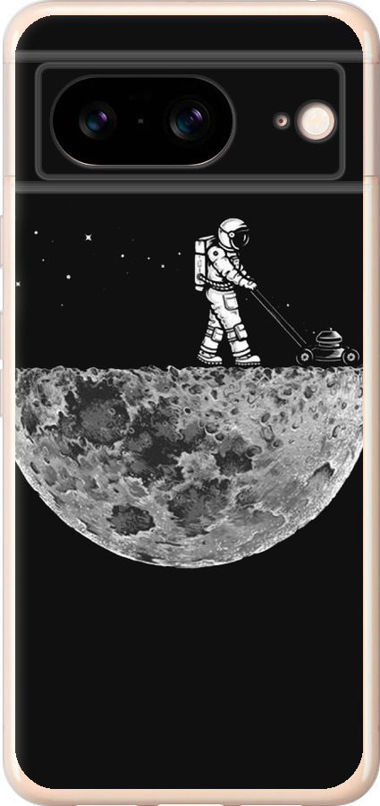 Moon in dark