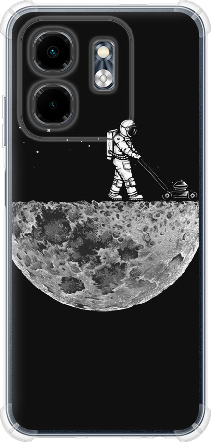 Moon in dark