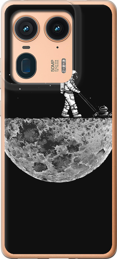 Moon in dark