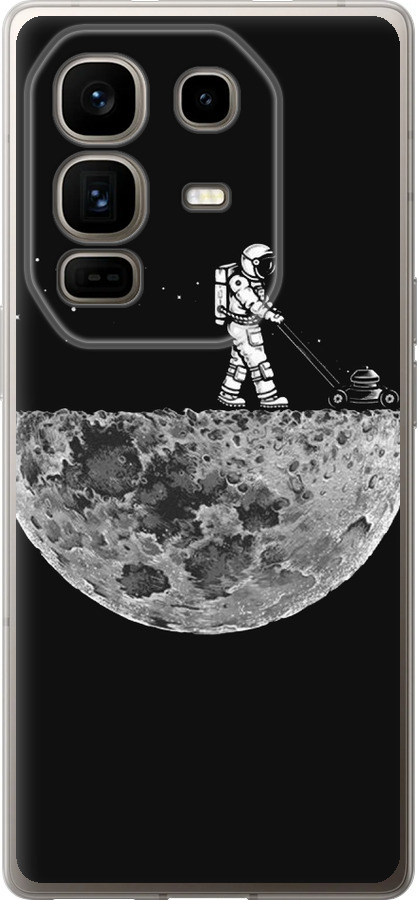 Moon in dark