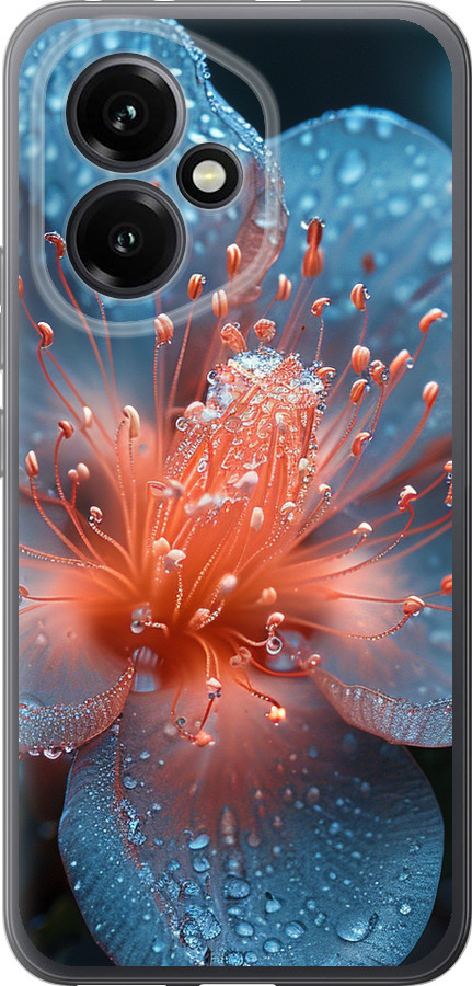 Роса на квітці