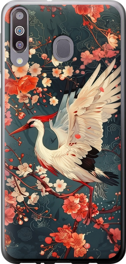 Сакура та лелека
