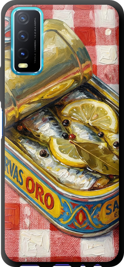 Vintage Sardine Tin Phone